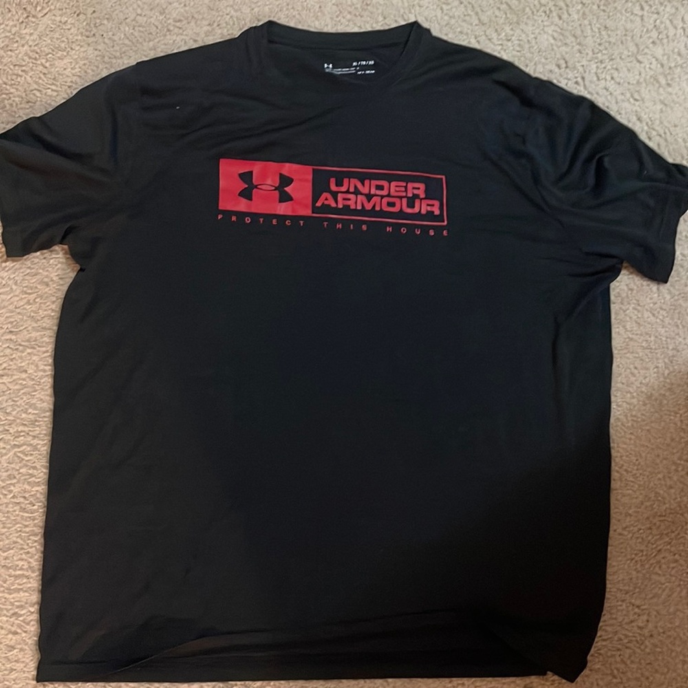Under Armour workout shirt loose fit.